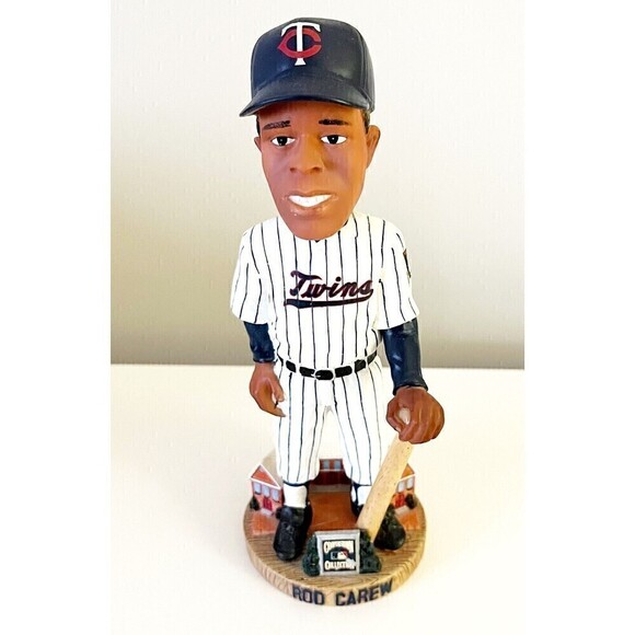Rod Carew Minnesota Twins MLB Hall of Fame Cooperstown Bobblehead 603 of 5,000 - Picture 1 of 8